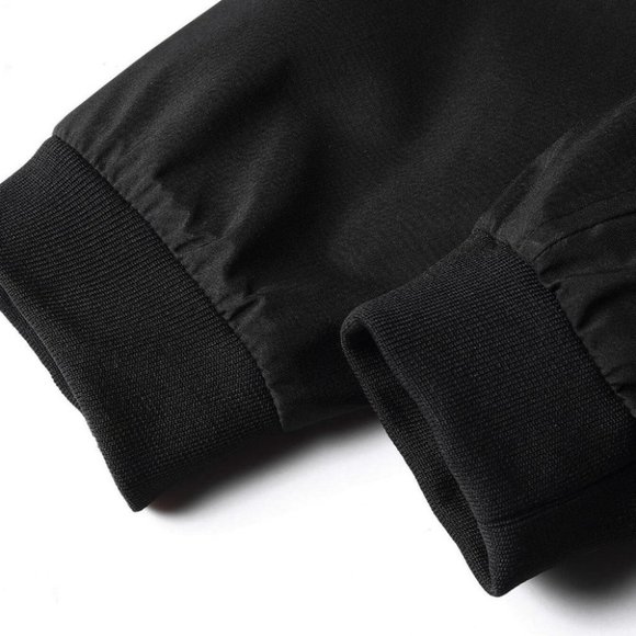 Black Mens Bomber Jacket - Picture 3 of 6